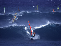 Windsurfers at Ho'okipa